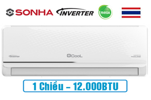 Điều hòa Ecool 12000 BTU 1 chiều Inverter ECL-1I12FL gas R-410A