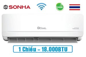 Điều hòa Ecool 18000 BTU 1 chiều Wifi ECL-1E18WF gas R-410A