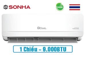 Điều hòa EcooL 9000 BTU 1 chiều ECL-1E09ST gas R-410A