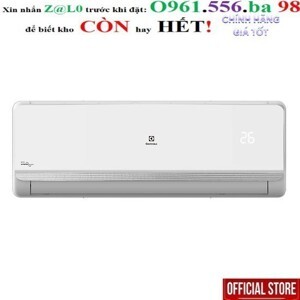 Điều hòa Electrolux Inverter 12000 BTU 1 chiều ESV12CRR-C3 gas R-410A