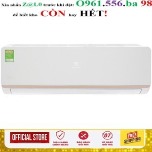 Điều hòa Electrolux Inverter 12000 BTU 1 chiều ESV12CRR-C2 gas R-410A