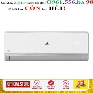 Điều hòa Electrolux Inverter 12000 BTU 1 chiều ESV12CRR-C3 gas R-410A