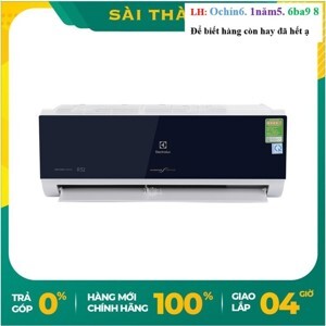 Điều hòa Electrolux Inverter 18000 BTU 1 chiều ESV18CRO-C1 gas R-32