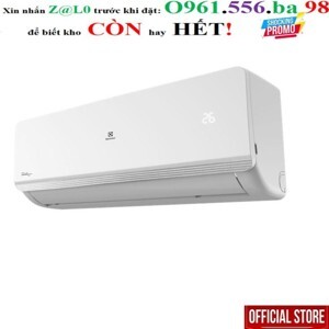 Điều hòa Electrolux Inverter 9000 BTU 1 chiều ESV09CRR-C7 gas R-32