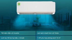 Điều hòa Electrolux Inverter 9000 BTU 1 chiều ESV09CRR-C6 gas R-410A