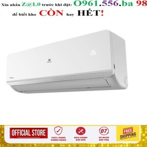 Điều hòa Electrolux Inverter 9000 BTU 1 chiều ESV09CRR-C7 gas R-32