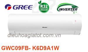 Điều hòa Gree 1 chiều 9000BTU Inverter GWC09FB gas r-410A