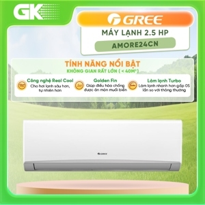 Điều hòa Gree 24000 BTU 1 chiều AMORE24CN gas R-32