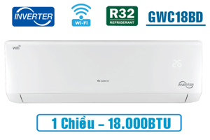 Điều Hòa Gree 18000 BTU 1 chiều Inverter GWC18BD-K6DNA1B gas R410a