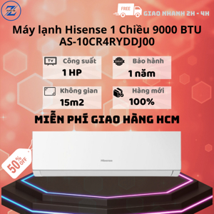 Điều hòa Hisense 1 chiều 9000 BTU AS-10CR4RYDDJ00 Gas R-32