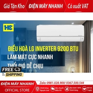 Điều hòa LG Inverter 9000 BTU 1 chiều V10APIUV gas R-32