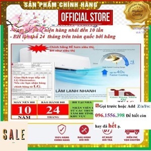 Điều hòa LG Inverter 12000 BTU 1 chiều V13APF gas R-32