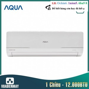 Điều hòa Aqua Inverter 12000 BTU 1 chiều AQA-KCRV12WNM gas R-32