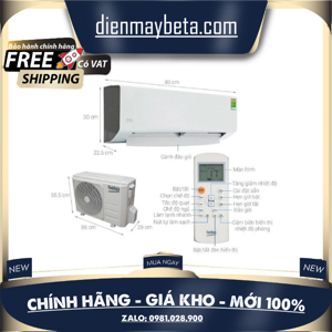 Điều hòa Beko 9000 BTU 2 chiều Inverter RSVH09VS gas R-32