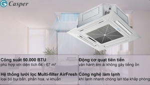 Điều hòa Casper 50000 BTU 1 chiều CC-50TL22 gas R-410A