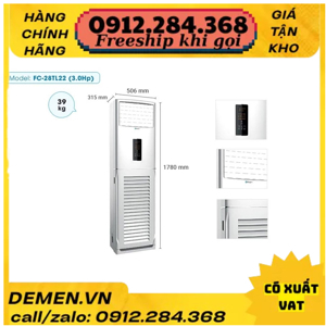 Điều hòa Casper 28000 BTU 1 chiều FC-28TL22 gas R-410A