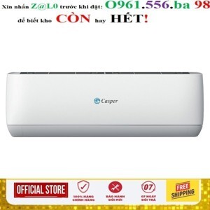 Điều hòa Casper Inverter 9000 BTU 1 chiều GC- 09TL22 gas R-410A