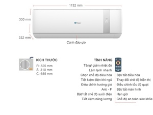 Điều hòa Casper 24000 BTU 1 chiều SC-24TL22 gas R-410A