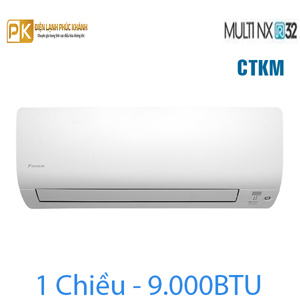 Điều hòa Daikin Inverter 9000 BTU 1 chiều CTKM25RVMV gas R-32