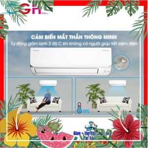 Điều hòa Daikin Inverter 18000 BTU 1 chiều FTKC50UAVMV gas R-32