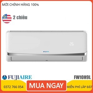 Điều hòa Fujiaire 9000 BTU 2 chiều FW10H9L-2A1N gas R-410A