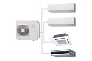 Dàn nóng điều hòa Fujitsu 30000 BTU 2 chiều AOAG30LAT4 gas R-410A