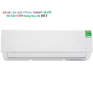 Điều hòa Midea 9000 BTU 1 chiều Inverter MSAF-10CRDN8 gas R-32