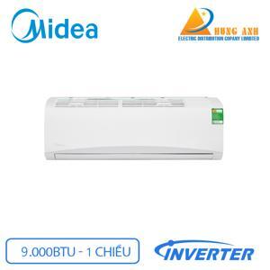 Điều hòa Midea 9000 BTU 1 chiều Inverter MSAF-10CRDN8 gas R-32
