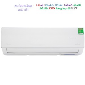 Điều hòa Midea 9000 BTU 1 chiều Inverter MSAF-10CRDN8 gas R-32