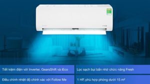 Điều hòa Midea 10000 BTU 1 chiều Inverter MSAG-10CRDN8 gas R32