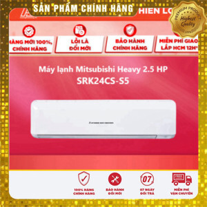 Điều hòa Mitsubishi Heavy 24000 BTU 1 chiều SRK24CS-S5 gas R-410A