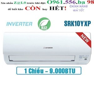 Điều hòa Mitsubishi Heavy 9000 BTU 1 chiều Inverter SRK10YXP-W5 gas R-32