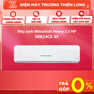 Điều hòa Mitsubishi Heavy 24000 BTU 1 chiều SRK24CS-S5 gas R-410A