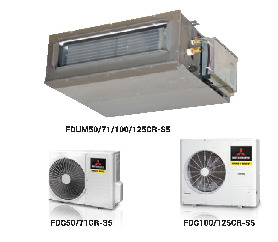 Điều hòa Mitsubishi Heavy 34000 BTU 1 chiều FDUM100CR-S5/FDC100CR-S5 gas R-410A