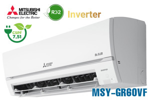 Điều hòa Mitsubishi 24000 BTU 1 chiều Inverter MSY-GR60VF gas R-32