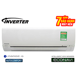 Điều hòa Panasonic 12000 BTU 1 chiều Inverter CS-S12RKH-8 gas R410A