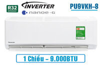Điều hòa Panasonic 9000 BTU 1 chiều Inverter PU9VKH-8 gas R-32
