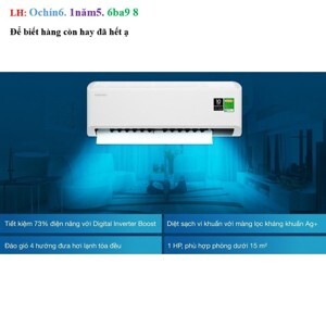 Điều hòa Samsung 9000 BTU 1 chiều Inverter AR10TYHYCWKNSV gas R-32
