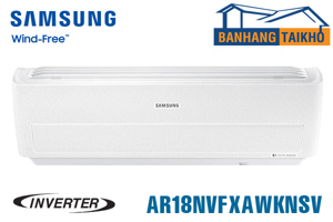 Điều hòa Samsung 18000 BTU 1 chiều Inverter AR18NVFXAWKNSV gas R-410A