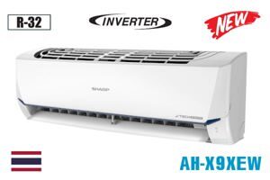 Điều hòa Sharp 9000 BTU 1 chiều Inverter AH-X9XEW gas R-32