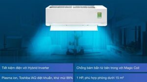Điều hòa Toshiba 9000 BTU 1 chiều Inverter RAS-H10J2KCVRG-V gas R-32