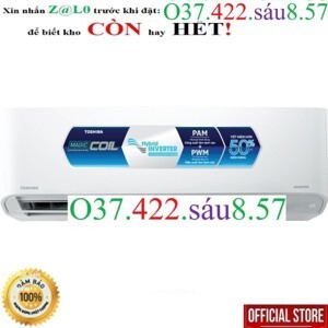 Điều hòa Toshiba 18000 BTU 1 chiều Inverter RAS-H18PKCVG-V gas R-32