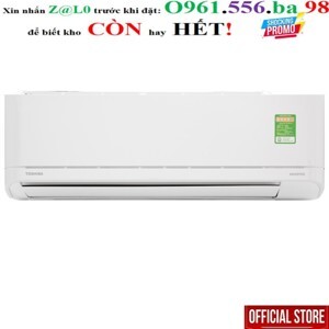 Điều hòa Toshiba 9000 BTU 1 chiều Inverter RAS-H10XKCVG-V gas R-32