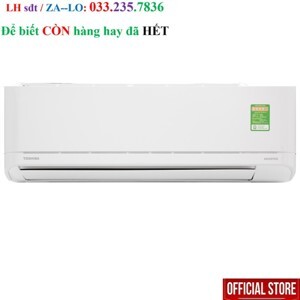 Điều hòa Toshiba 9000 BTU 1 chiều Inverter RAS-H10XKCVG-V gas R-32