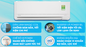 Điều hòa Toshiba 9000 BTU 1 chiều Inverter RAS-H10XKCVG-V gas R-32