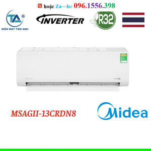 Điều hòa Midea Inverter 12000 BTU 1 chiều MSAGII-13CRDN8 gas R-32