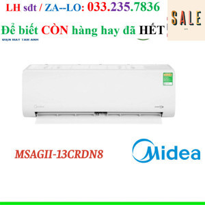 Điều hòa Midea Inverter 12000 BTU 1 chiều MSAGII-13CRDN8 gas R-32