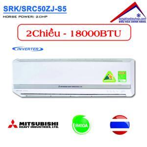 Điều hòa Mitsubishi Heavy 18000 BTU 2 chiều Inverter SRK/SRC50ZJ-S5 (SRK/SRC 50ZJ-S5) gas R-410A