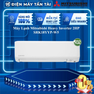 Điều hòa Mitsubishi Inverter 18000 BTU 1 chiều SRK/SRC18YYP-W5 gas R-32