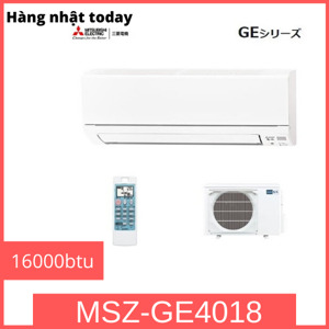 Điều hòa Mitsubishi Inverter 16000 BTU 2 chiều MSZ-GE4018 gas R-32